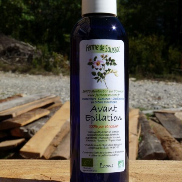 *Lotion : Avant épilation