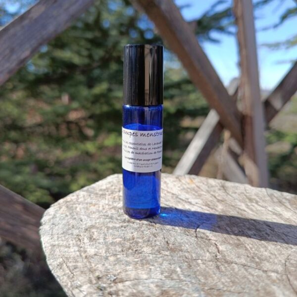 *Synergie d'huiles essentielles : Crampes menstruelles Roll on 10ml