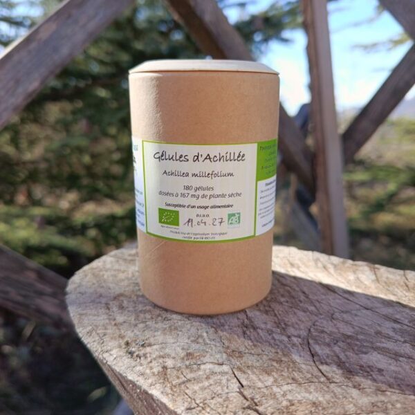 *Gélules bio : Achillée Millefeuille (180 gélules)