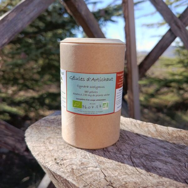*Gélules bio : Artichaut (180 gélules)