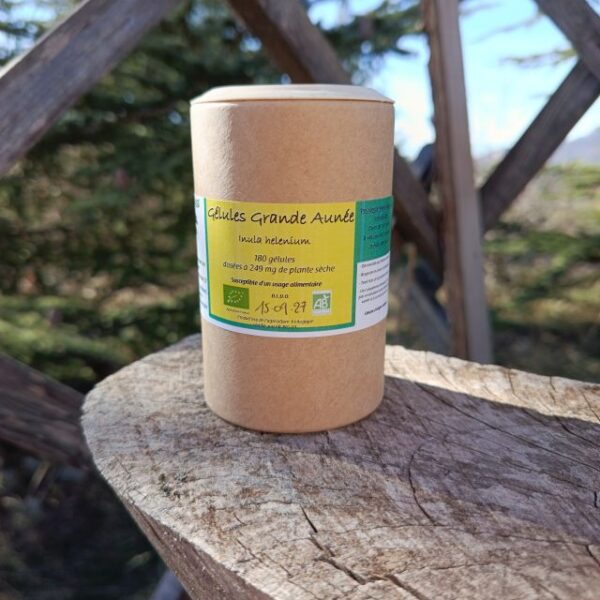 *Gélules bio : Grande Aunée (180 gélules)