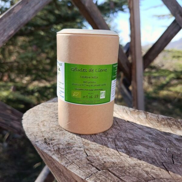 *Gélules bio : Lierre grimpant (180 gélules)