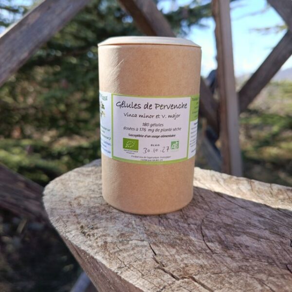 *Gélules bio : Pervenche (180 gélules)