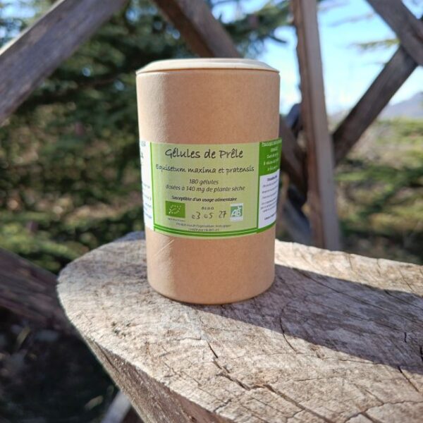 *Gélules bio : Prêle (180 gélules)