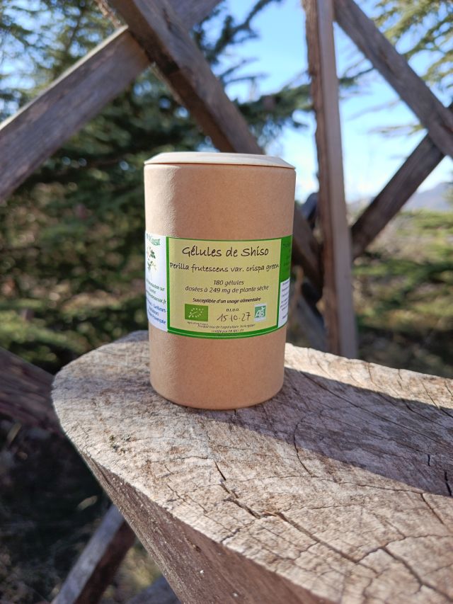 *Gélules bio : Shiso (180 gélules)