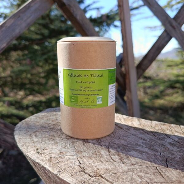 *Gélules bio : Tilleul (180 gélules)