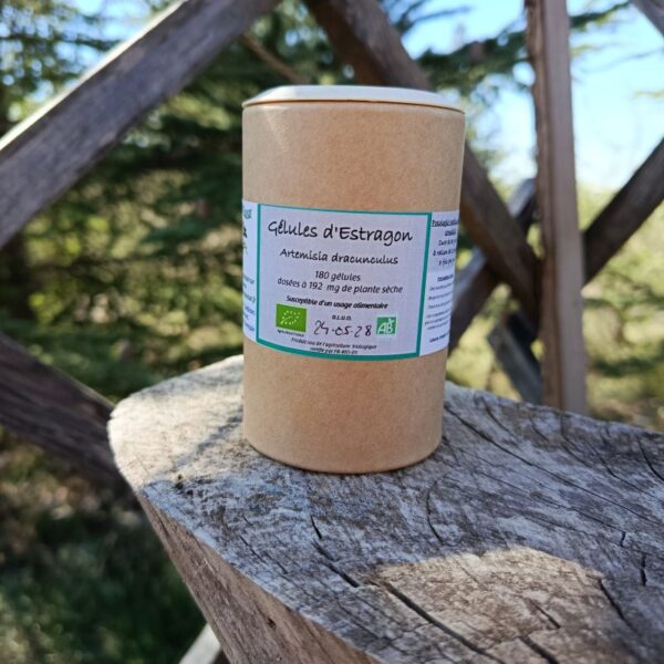 *Gélules bio : Estragon (180 gélules)